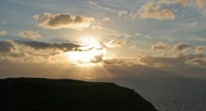 Tintagel sunset